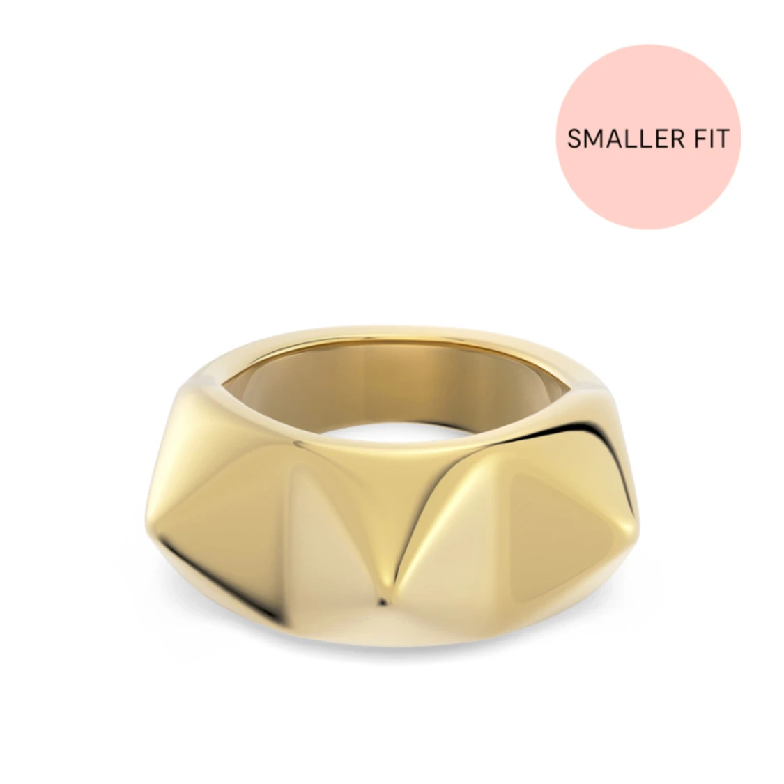 Guldfärgad ring - 1