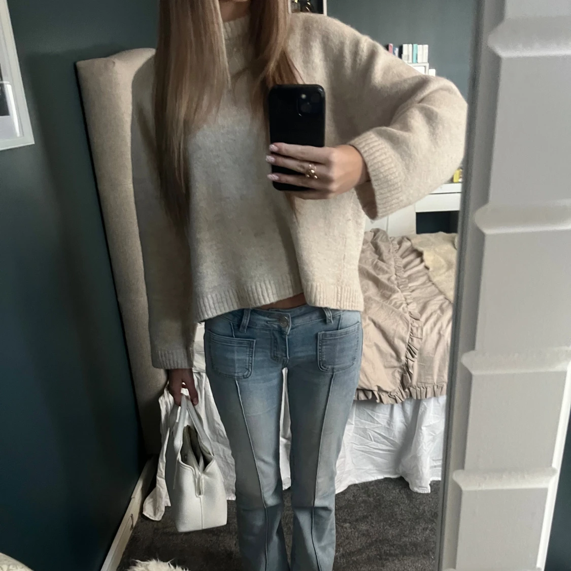 Snygga bootcut jeans