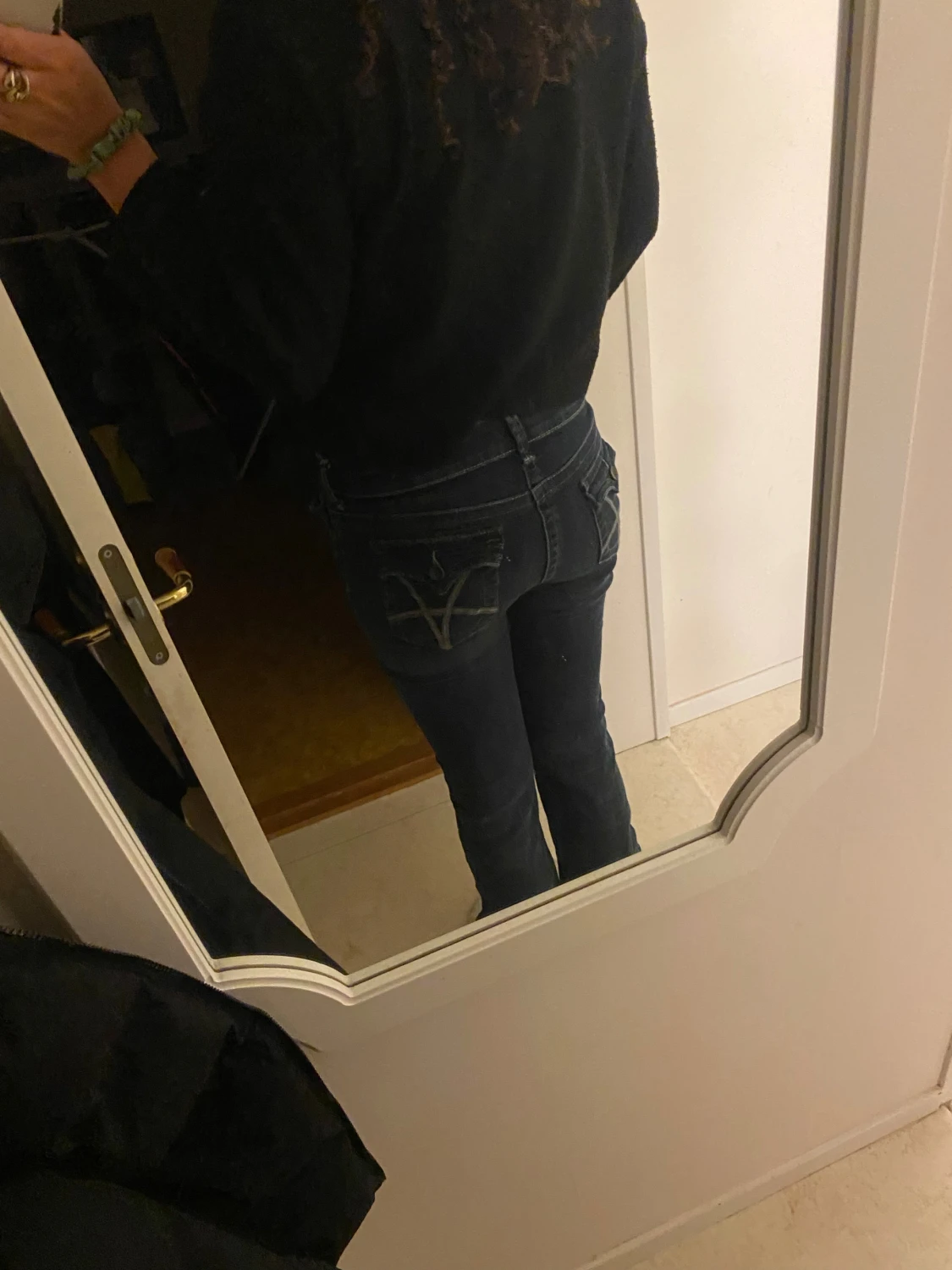 Blåa jeans köpta second hand - 2