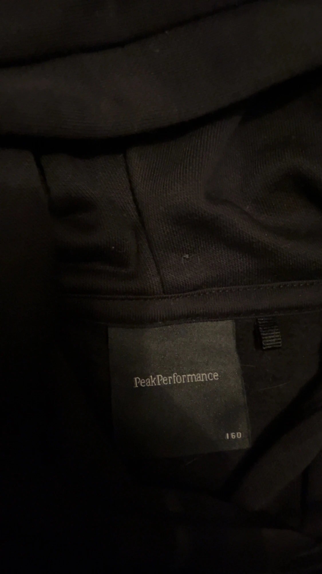 Svart hoodie Peak Performance 160 - 1