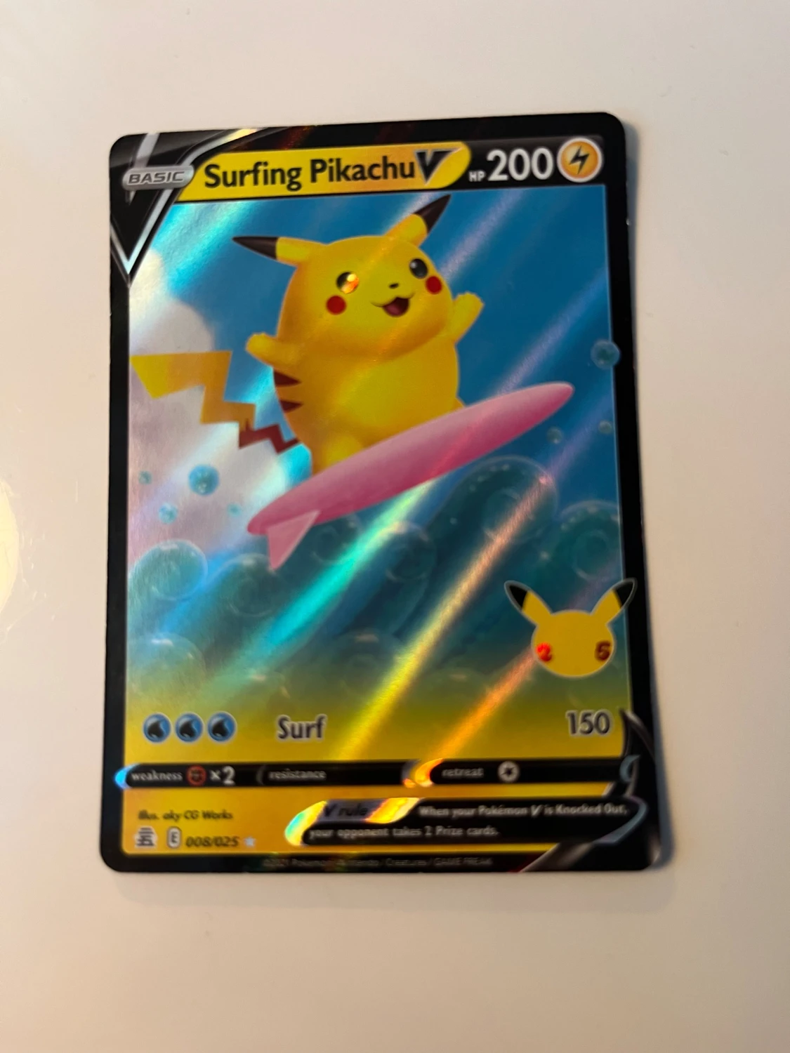 Surfing Pikachu V