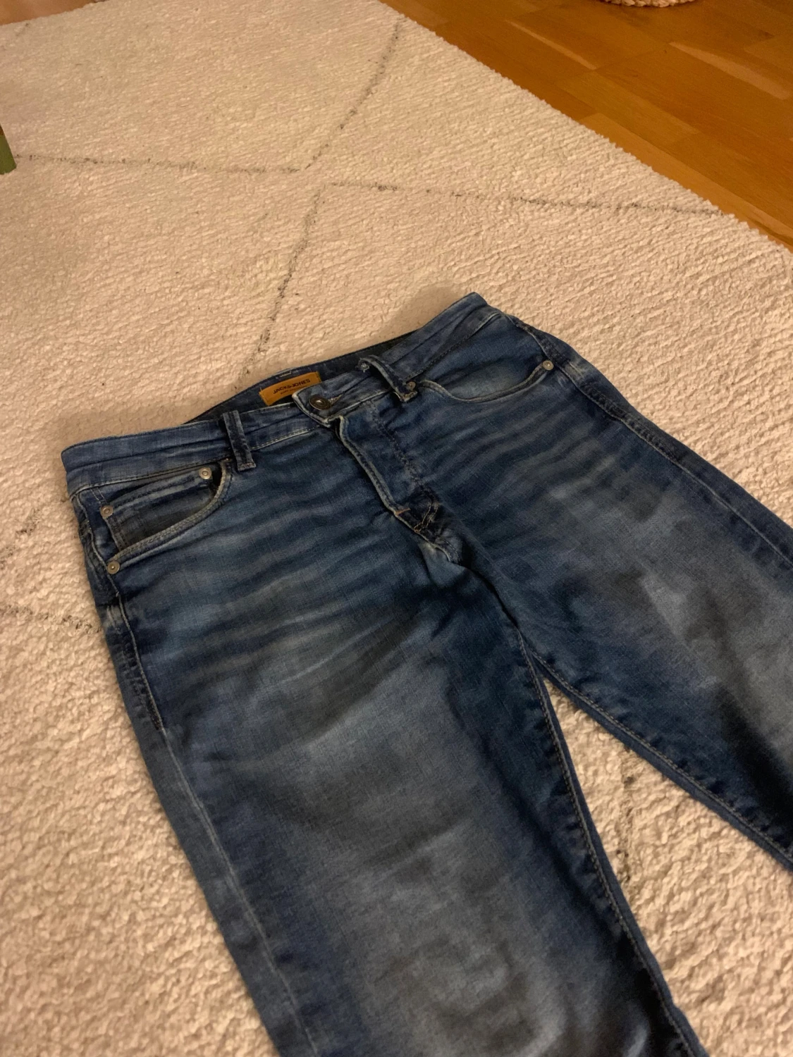 Jack & Jones Slim Glenn jeans blå