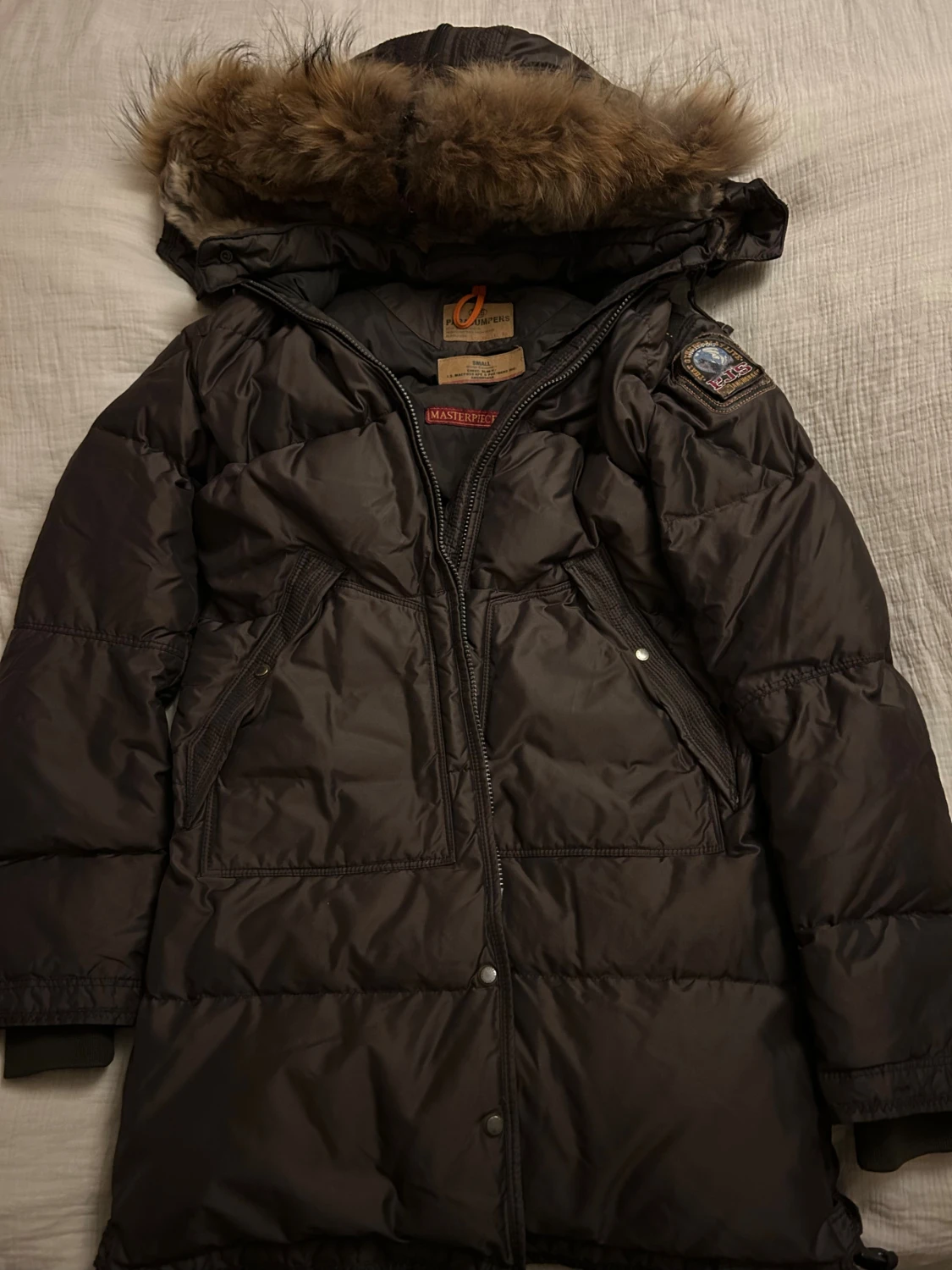 Parajumpers brun dunjacka med päls  - 1