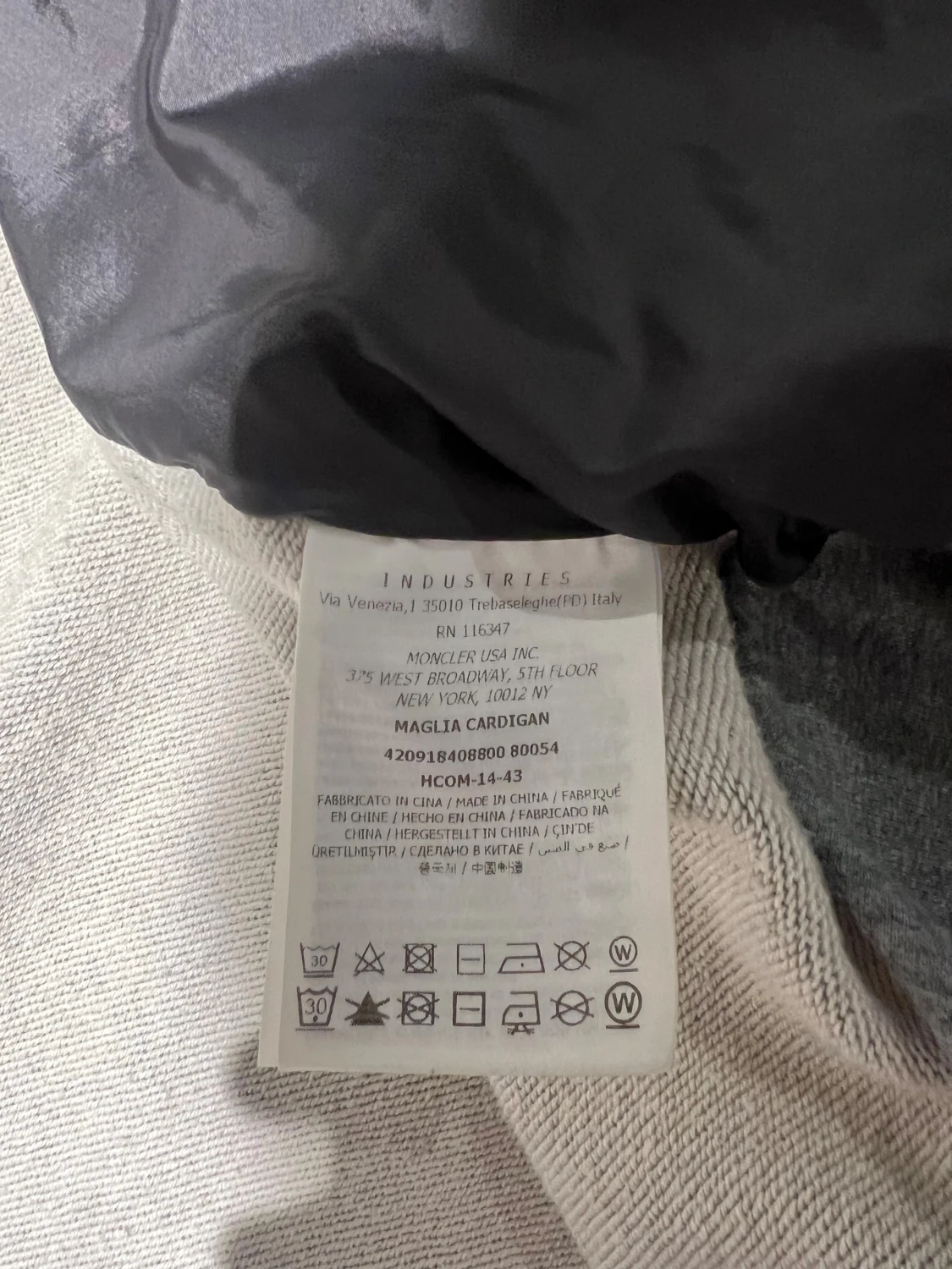 Grå cardigan jacka från Moncler - 3