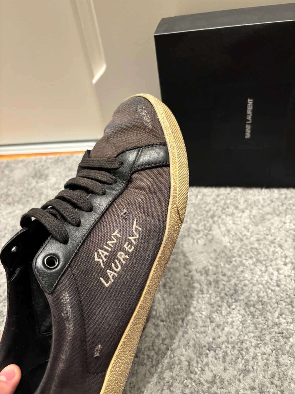 Svarta Saint Laurent sneakers - 3