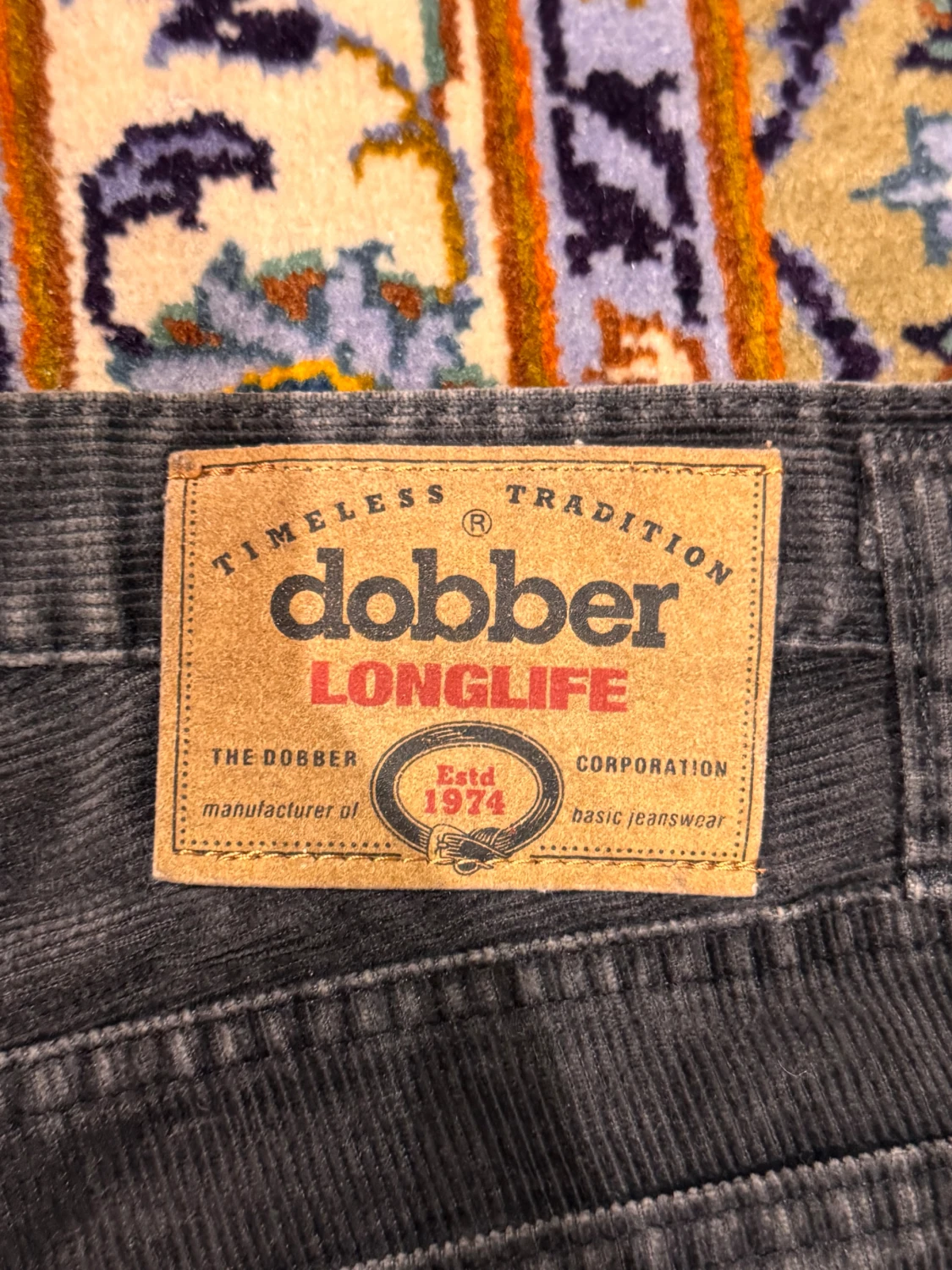 Svarta manchesterbyxor Dobber W31 L32 - 3