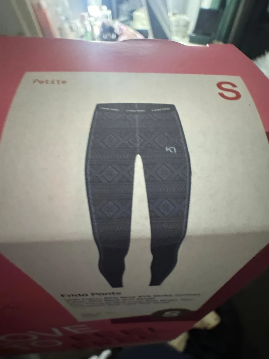 Mörkblå mönstrat underställ Kari Traa - 2