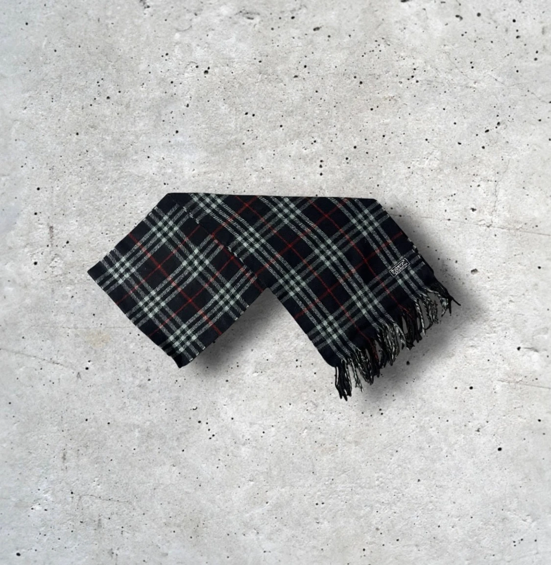 Mörkblå Burberry Scarf