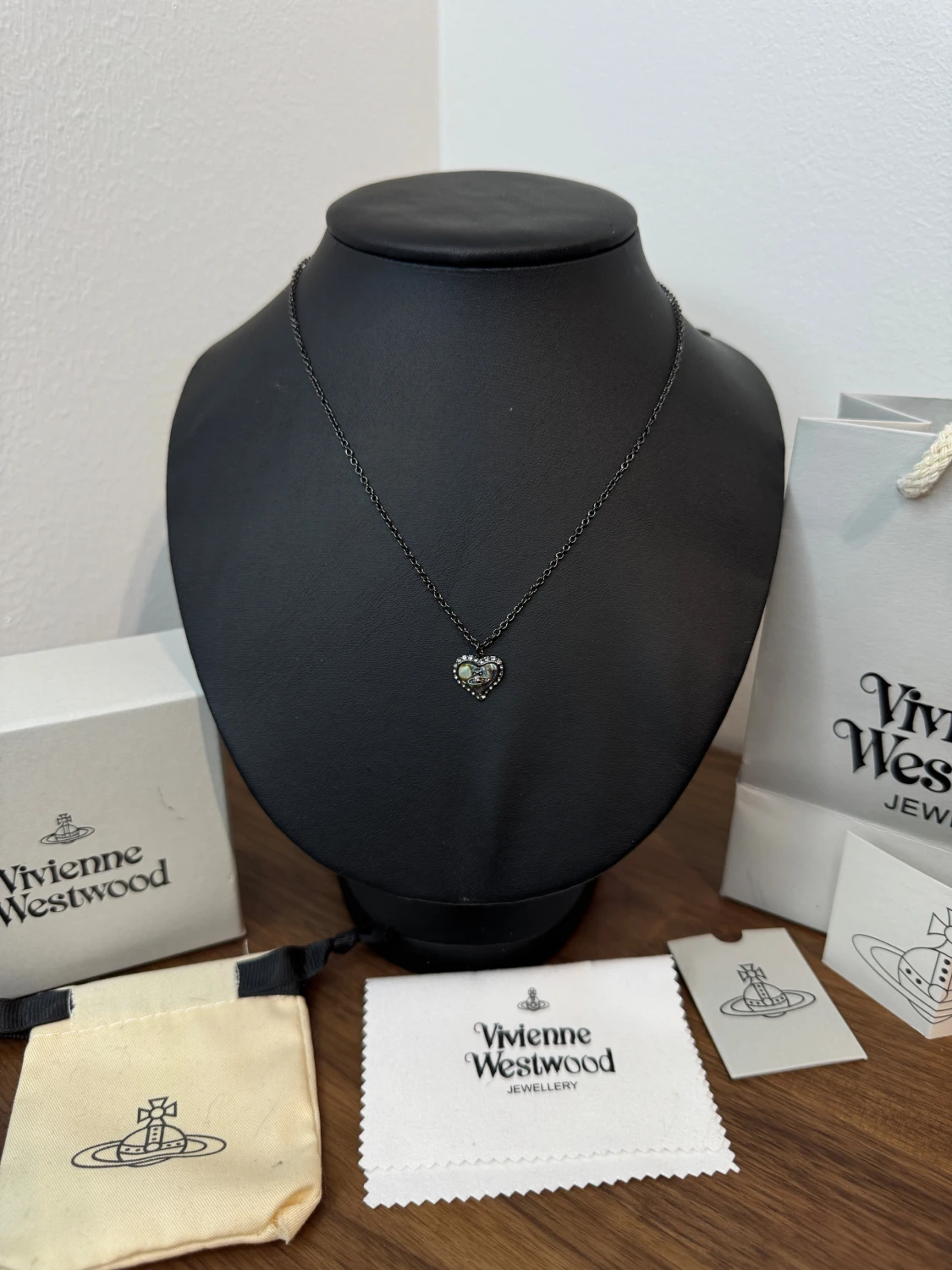 Vivienne Westwood hjärthalsband silver