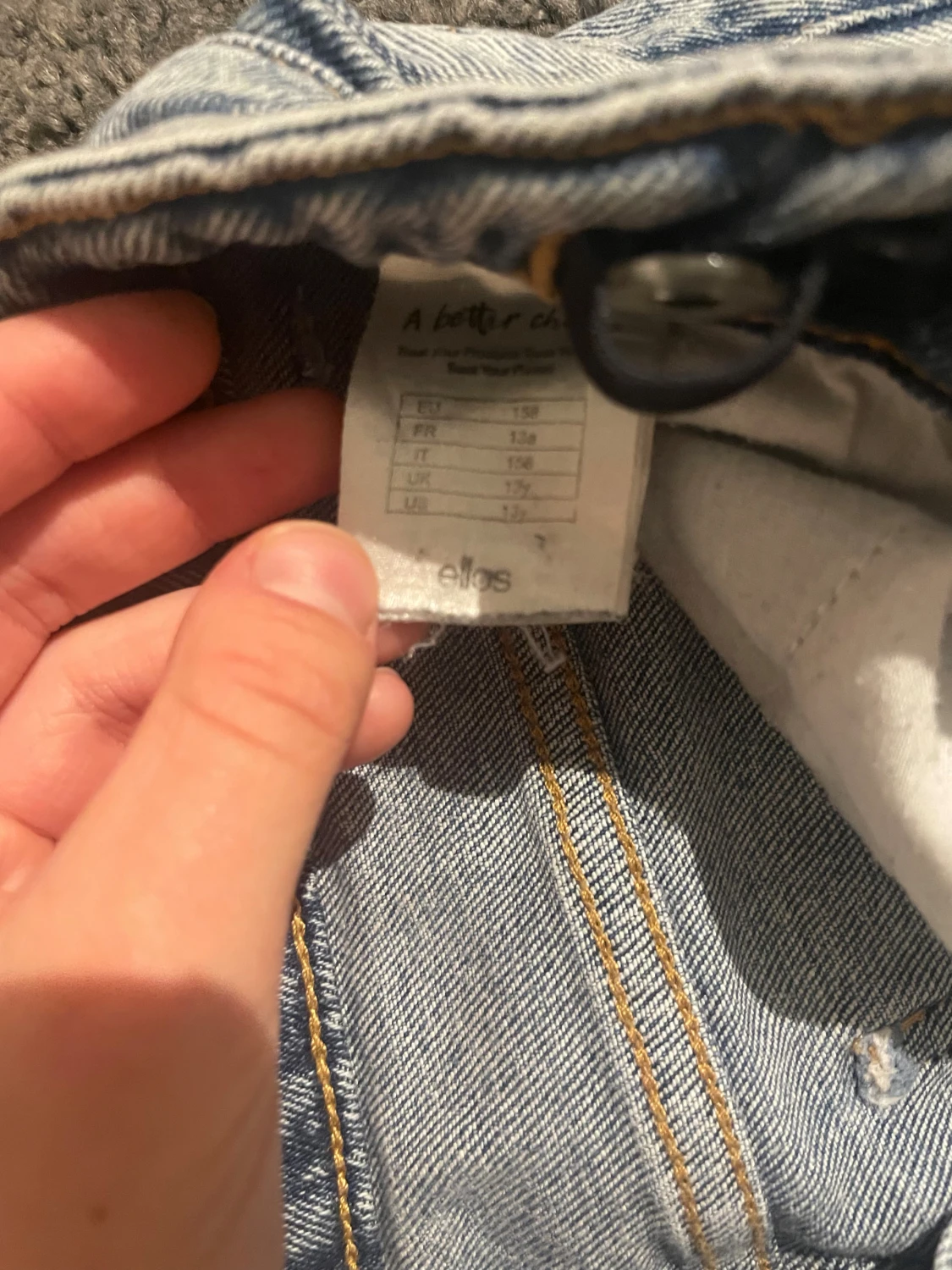 Ljusblå raka jeans från Denim Original - 4