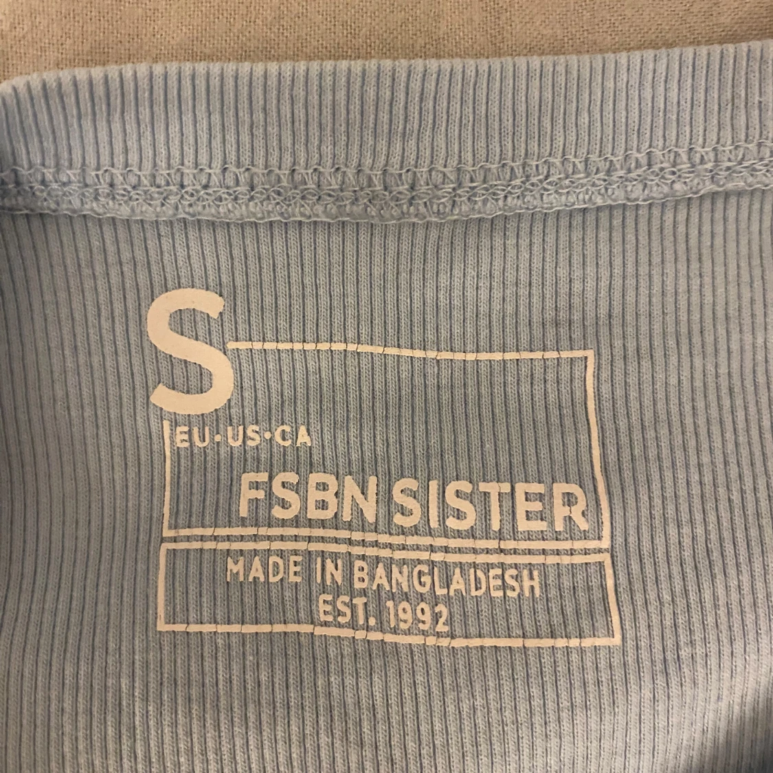 Ljusblå ribbad topp från new yorker - 1