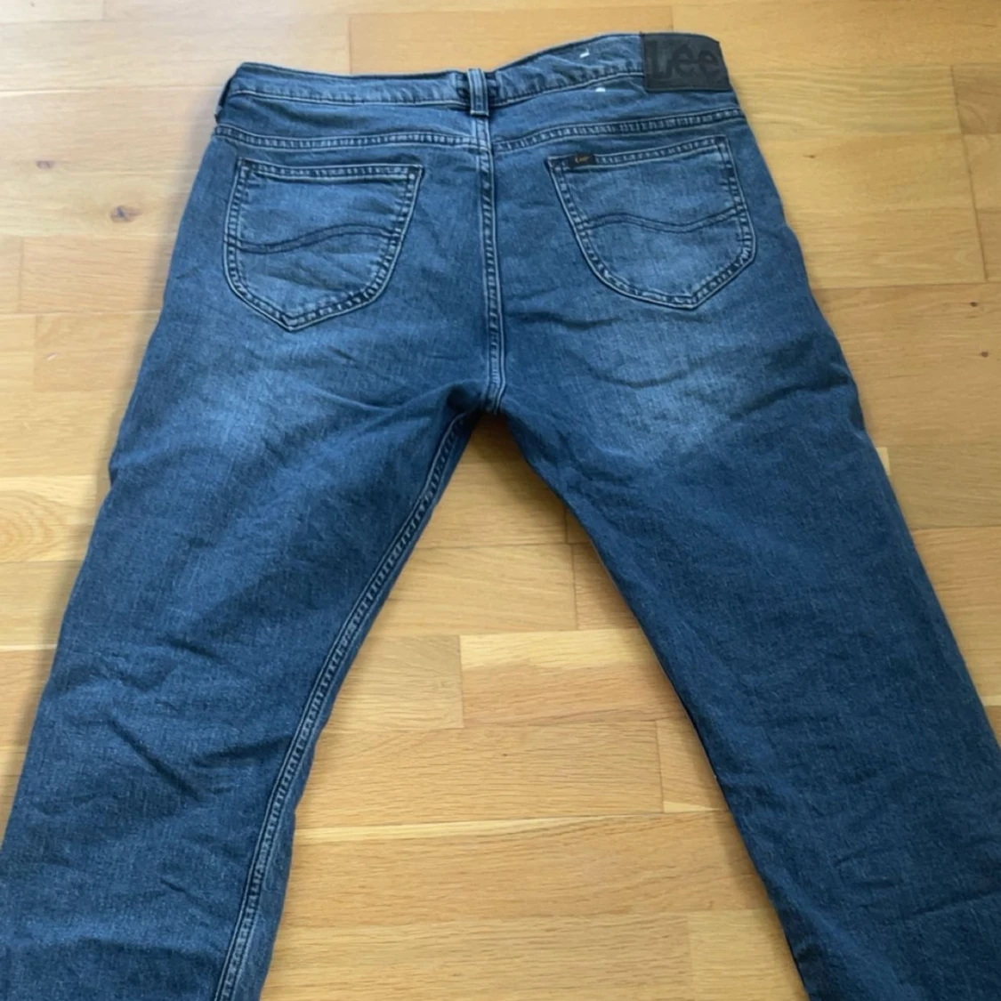 Blå jeans från Lee med raka ben - 1