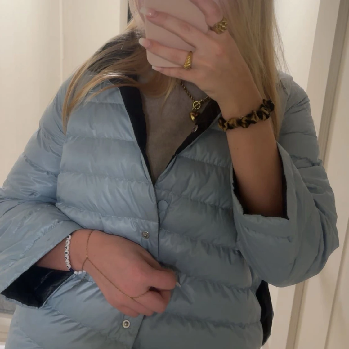 Herno liknande trekvarts ärmad jacka