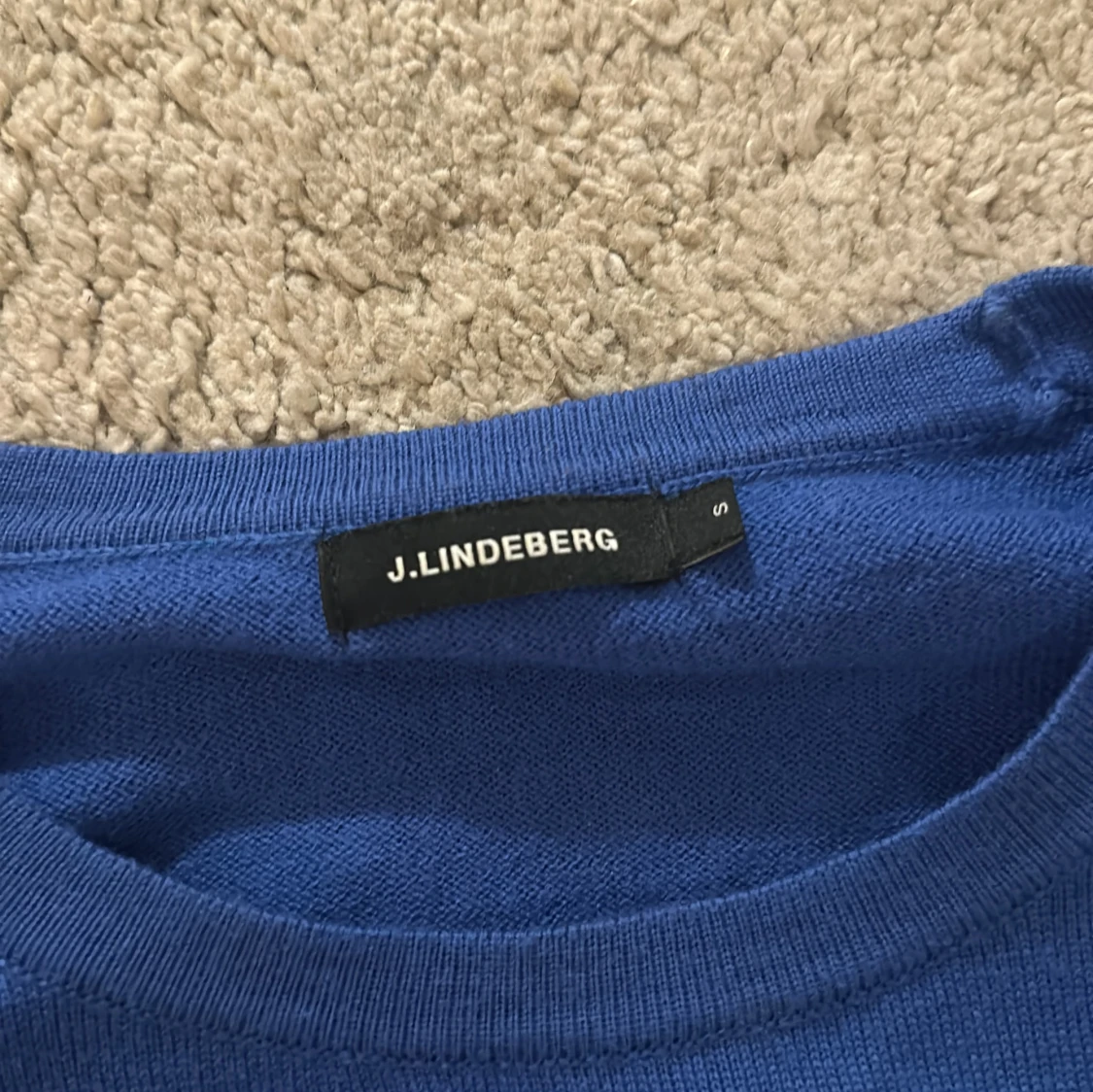 J.Lindeberg blå stickad tröja - 3