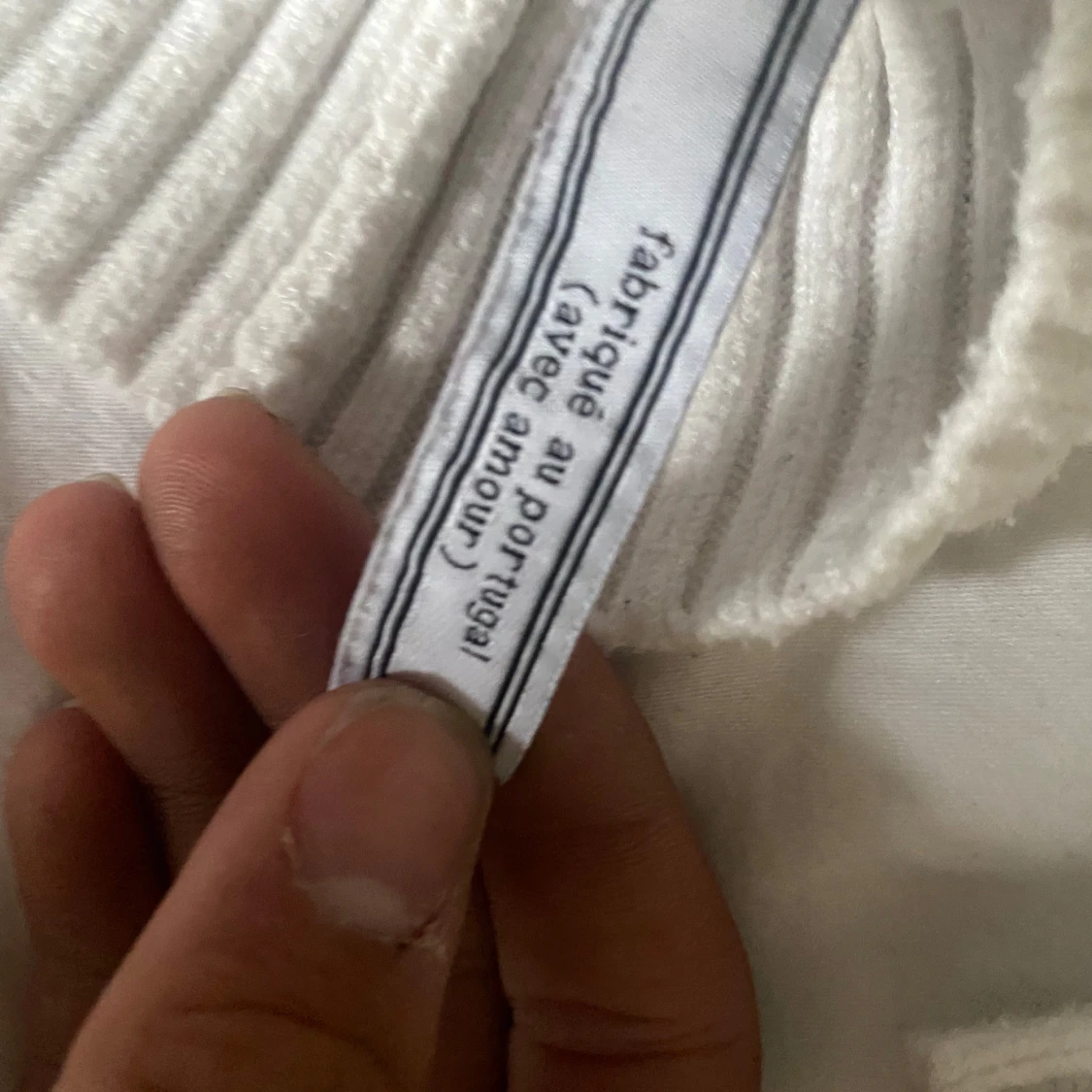 Vit stickad tröja från Ami - 4