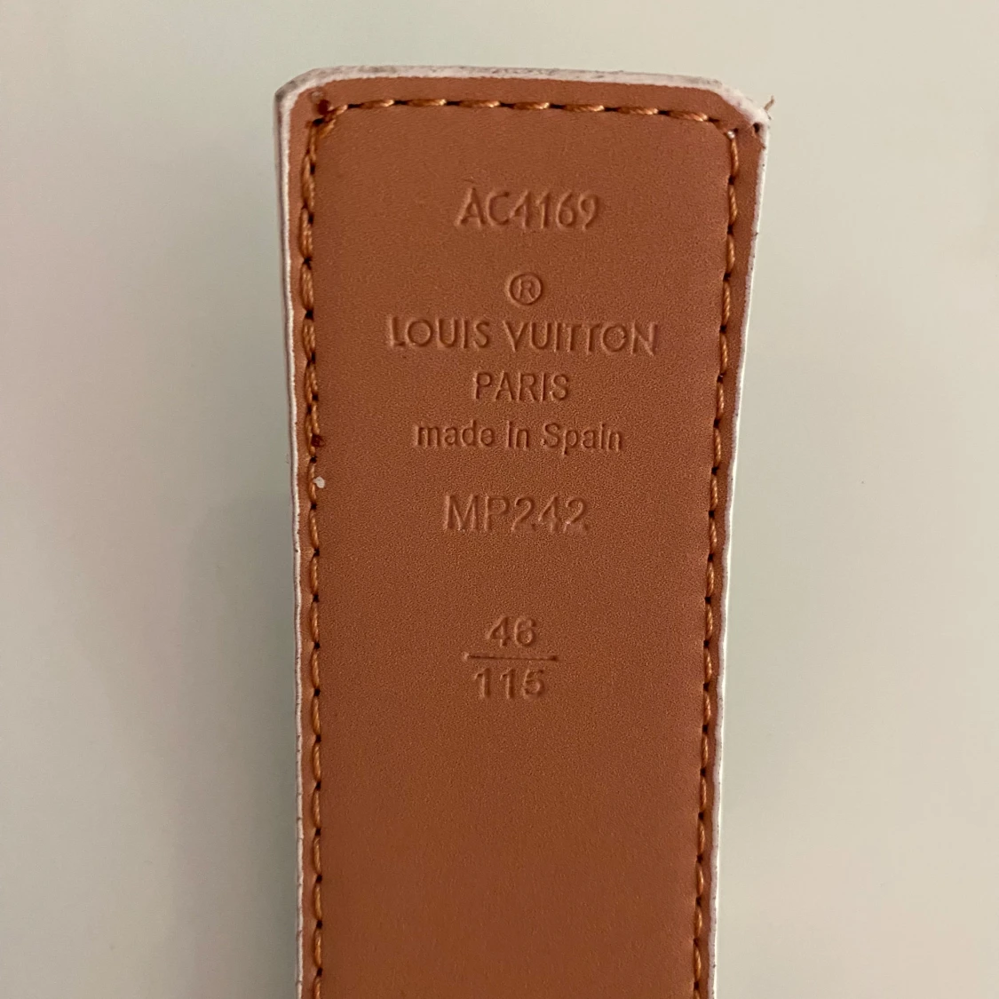 L bälte i monogram - 1