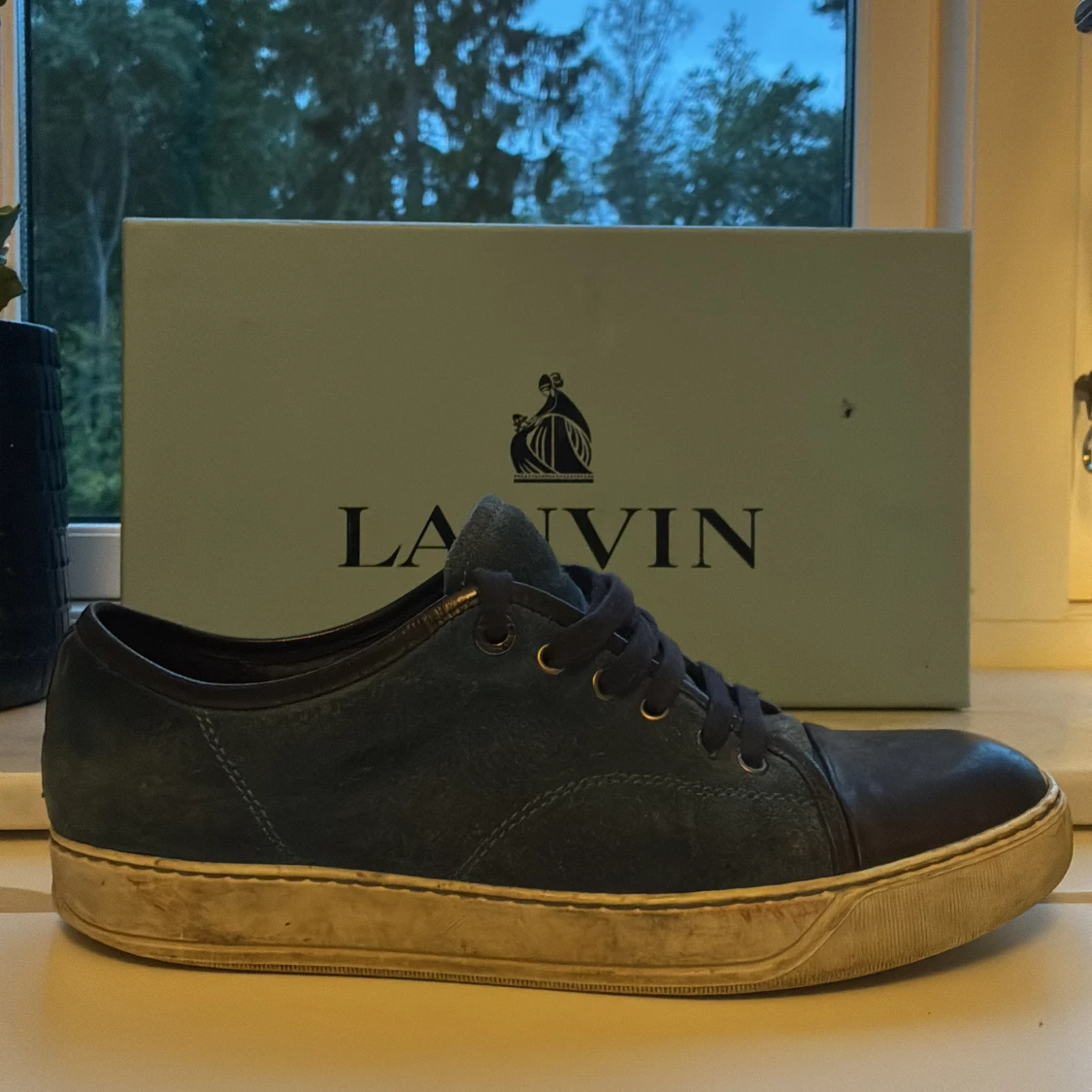Blå sneakers från Lanvin