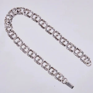 Bismarck armband - längd ca 19cm bredd ca 7mm. 11,4g 925 silver