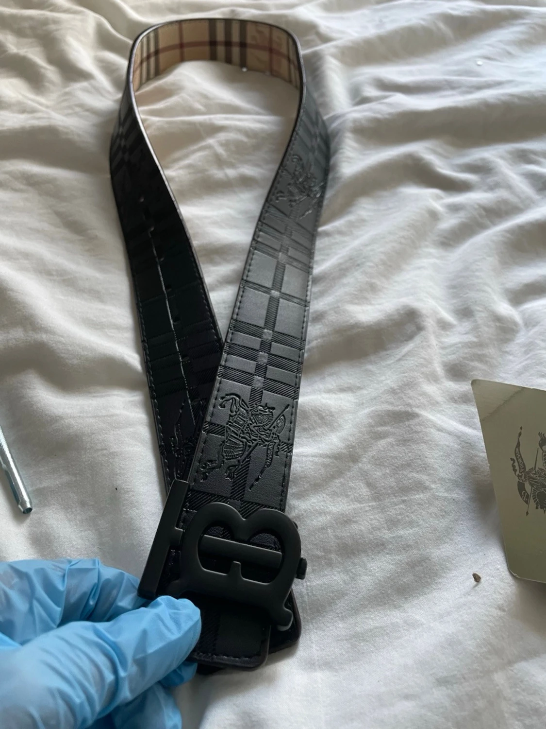 Burrrberry bälte helt ny hållgörare ingår  - 3