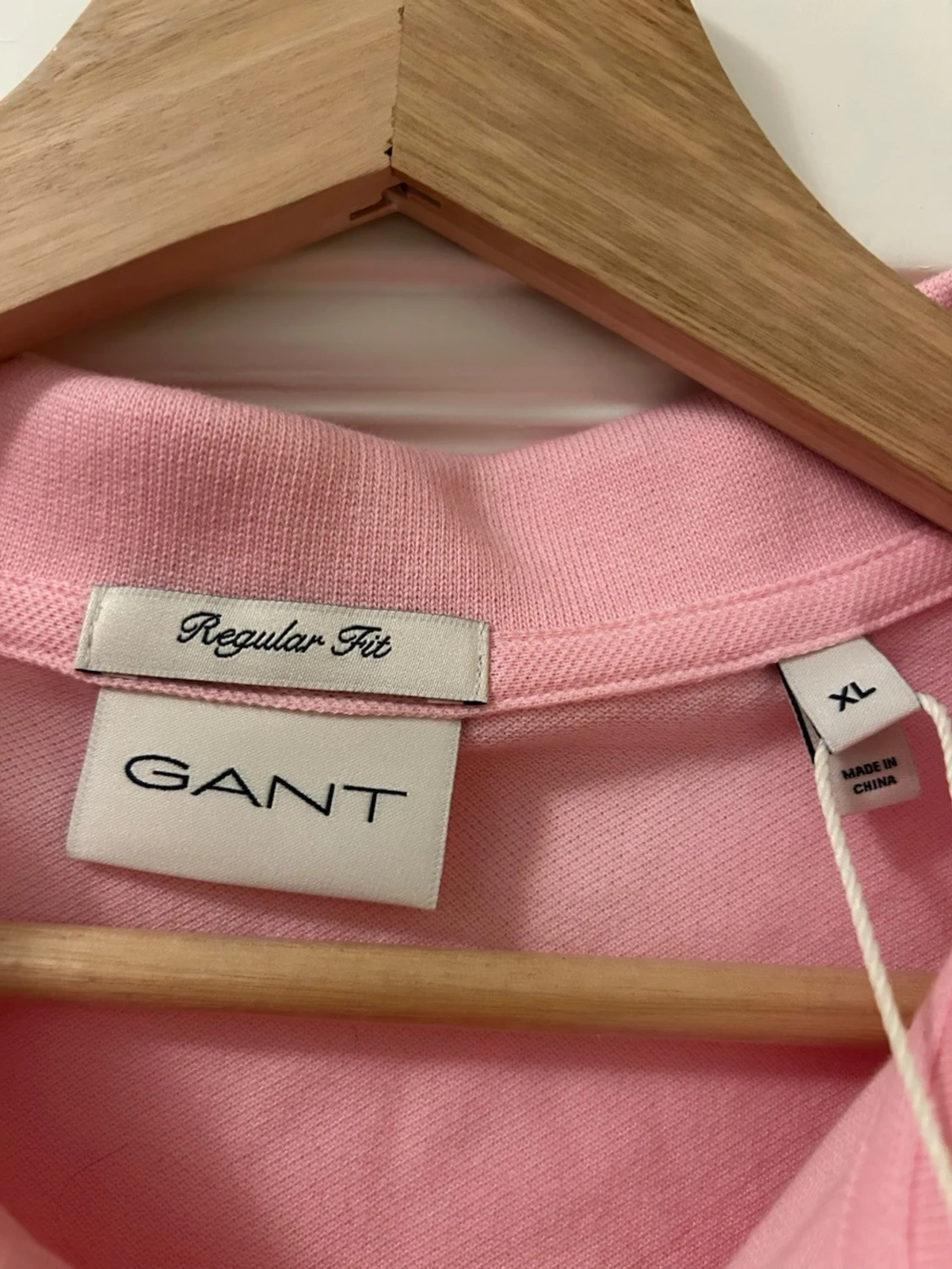 Rosa pikétröja från GANT XL - 2