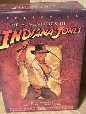 Indiana Jones DVD-Box - Perfekt Skick, Orginal, Komplett
