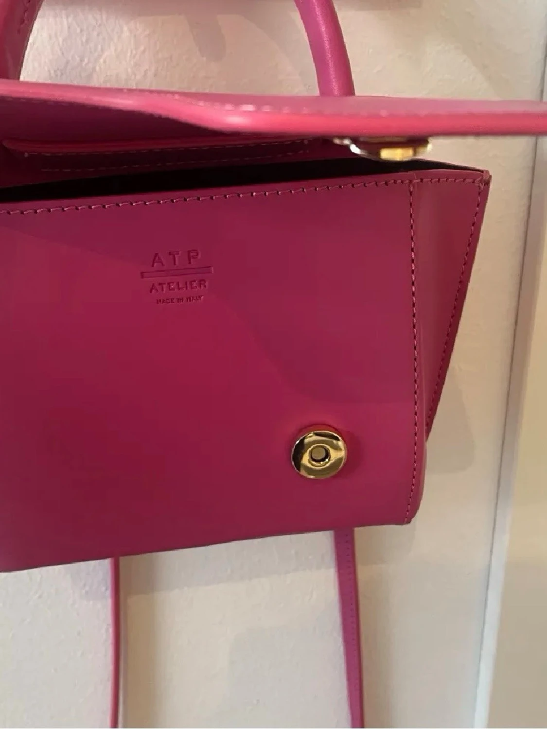 Rosa handväska från ATP Atelier - 2