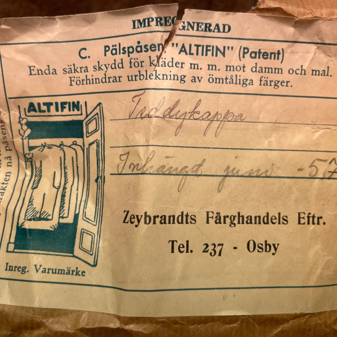 Brun teddykappa i ren alpackaull från Rho-Val - 3