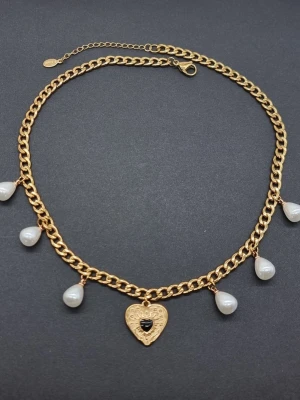 Stilfullt halsband  - Material-rostfritt stål.  Kedjetjocklek-5mm 