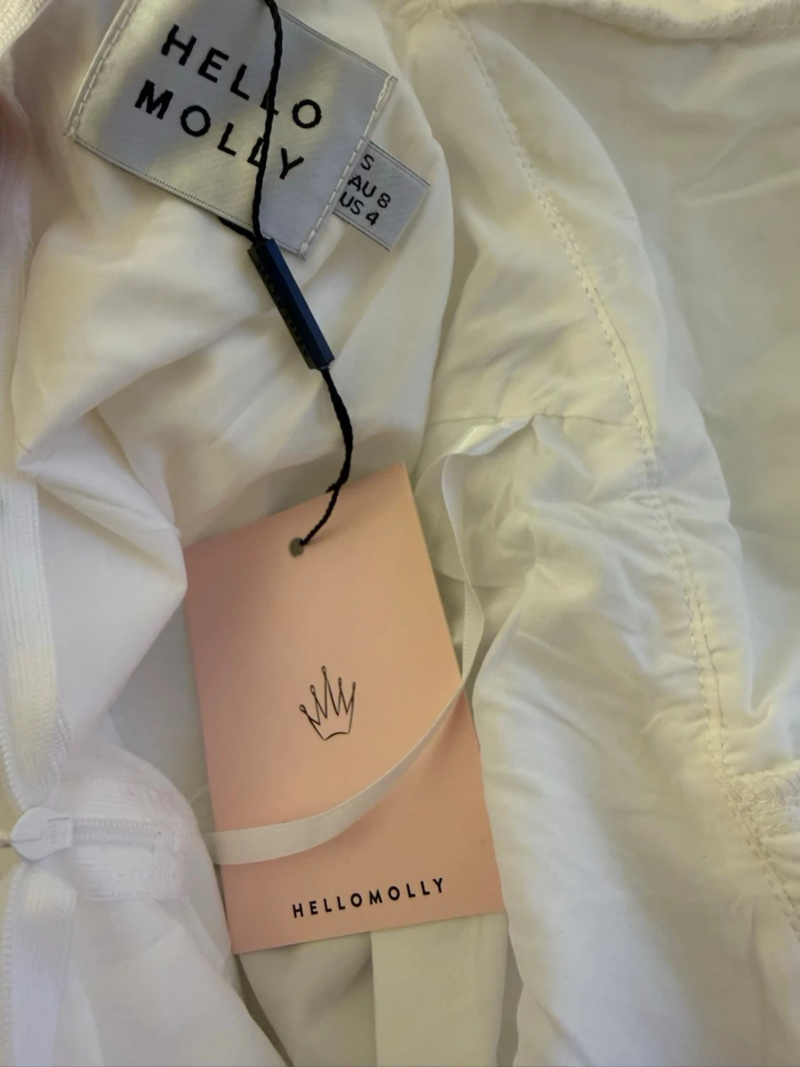 Vit kortklänning från Hello Molly - 2