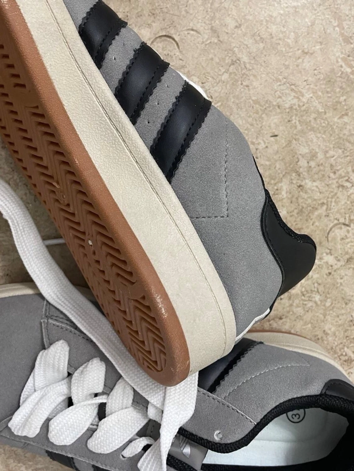 Adidas Campus grå sneakers strl 37 - 2