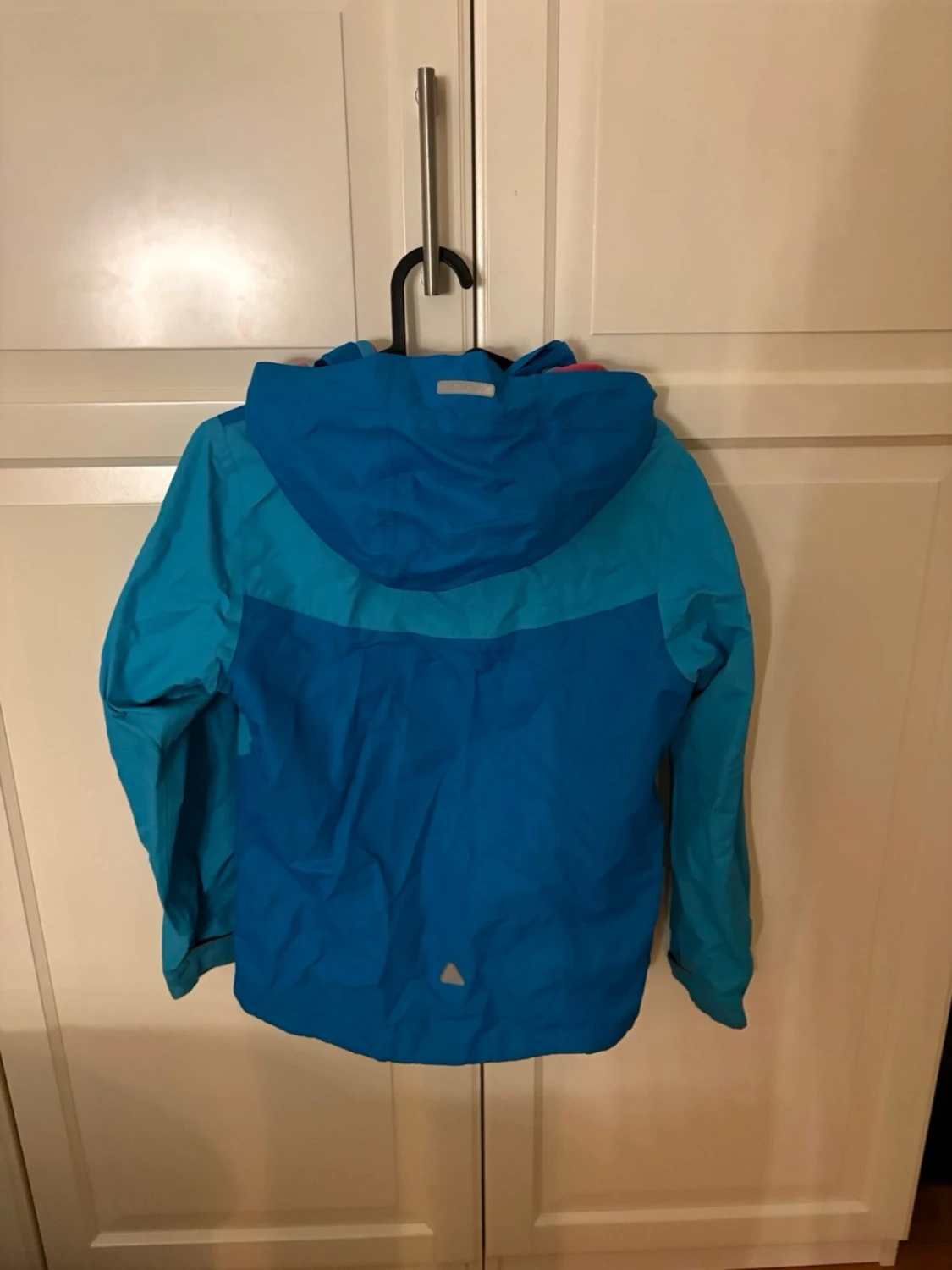 Blå vindjacka från Icepeak med blommor - 1