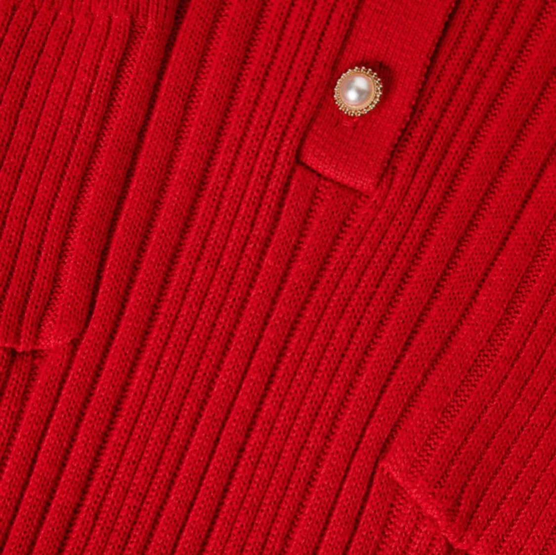 Lång stickad klänning  - 2