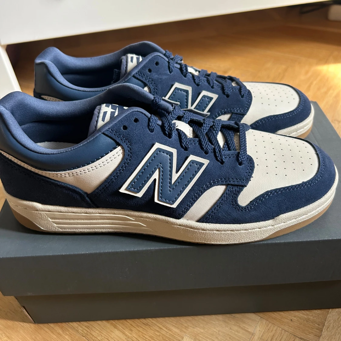 New Balance 480 sneakers blå/vit