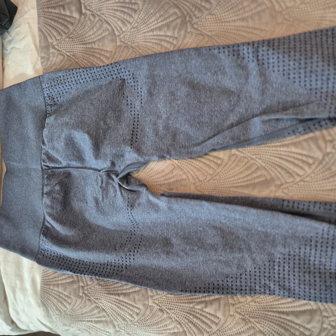 Blå seamless leggings från Gymshark - 3