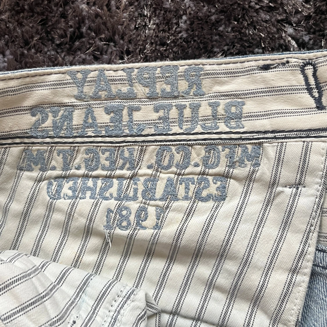 Blå Replay jeans straight fit - 2