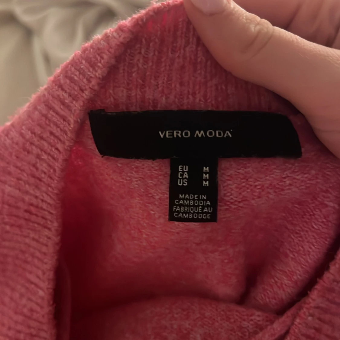 Rosa stickad tröja från Vero Moda - 2