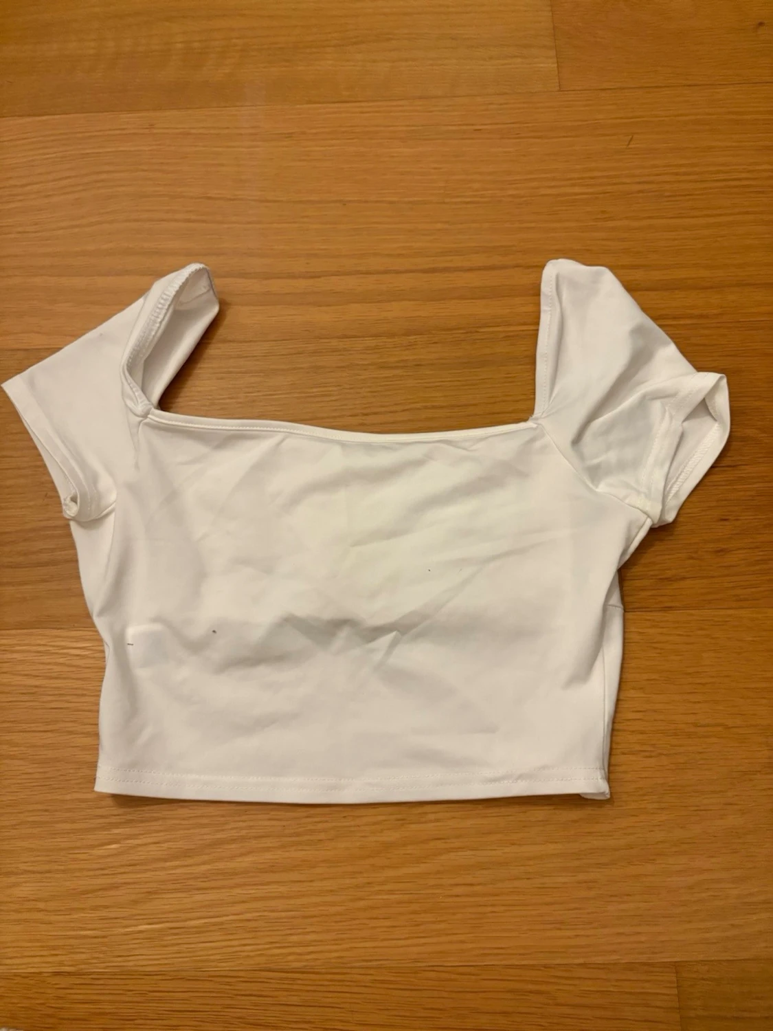 Vit croppad topp från SHEIN XS - 1