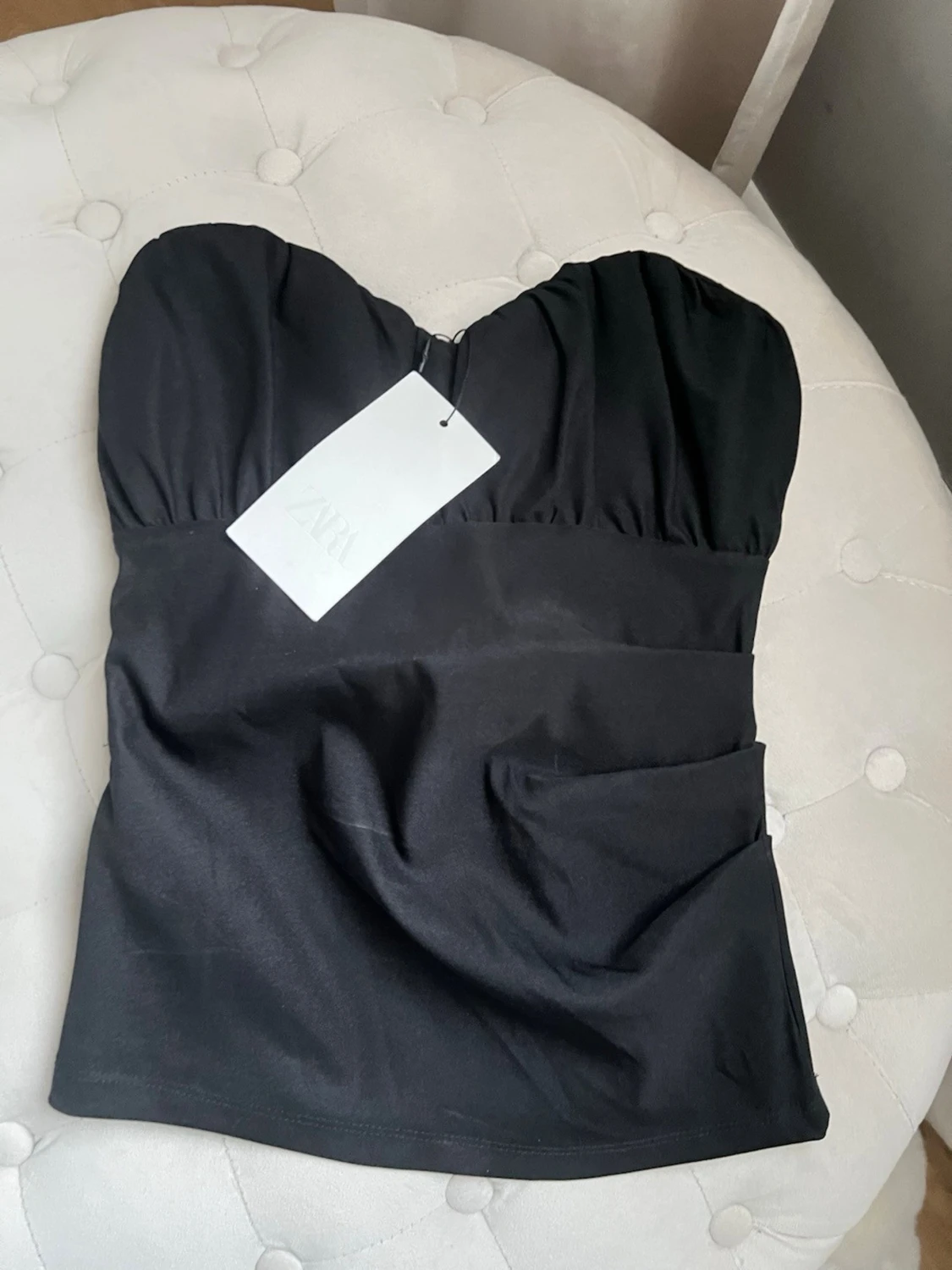 svart tubtopp från Zara - 1