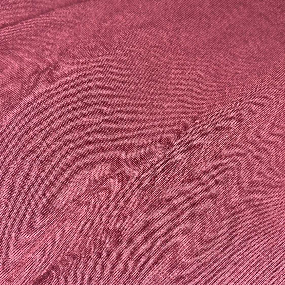 Vinröd lös topp med vida ärmar - 3