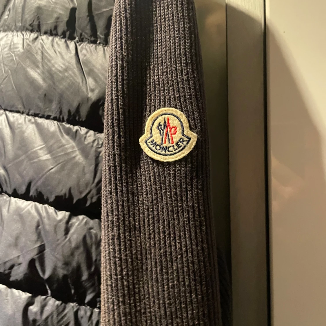 Svart quiltad cardigan Moncler - 2
