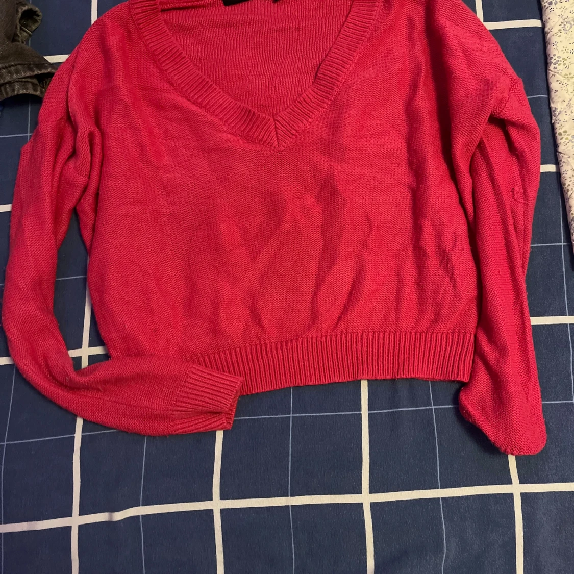 Rosa  stickade tröja Brave Soul XS