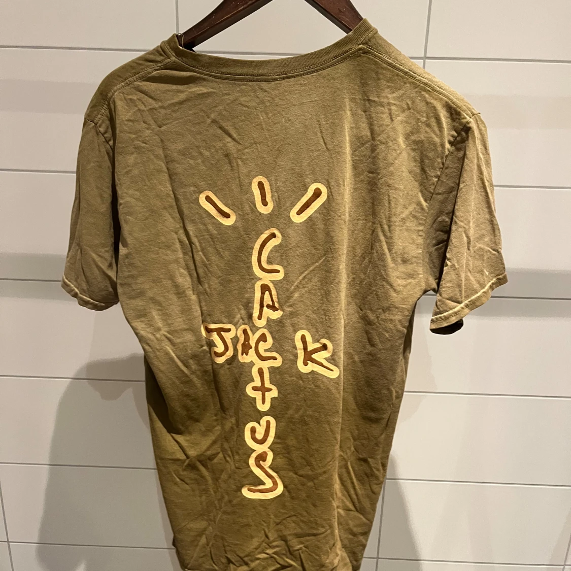 Cactus Jack khaki t-shirt Travis Scott - 1