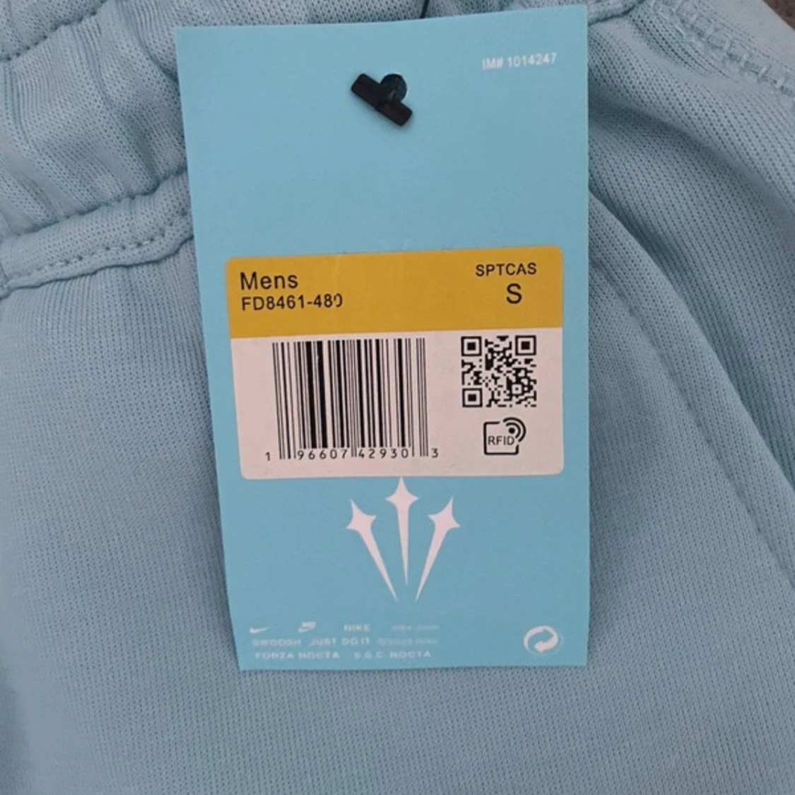 Nike NOCTA ljusblå mjukisbyxor S - 3