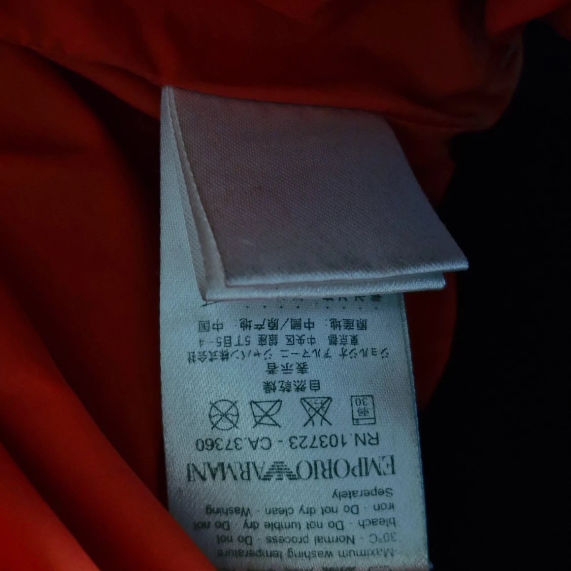 Röd pufferjacka från EA7 Emporio Armani - 4