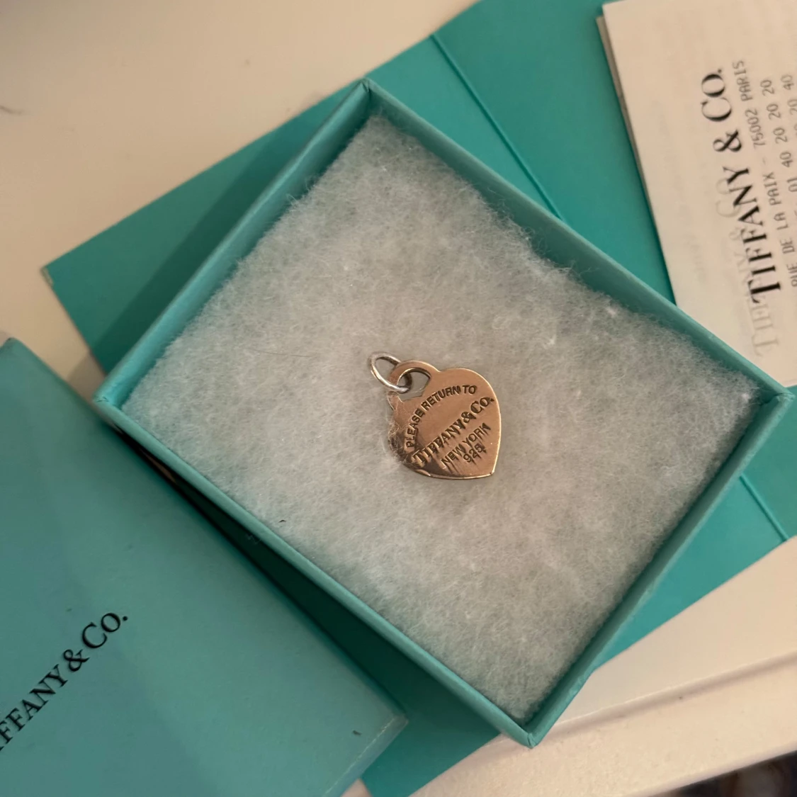 Tiffany & Co. hjärtberlock i silver - 1