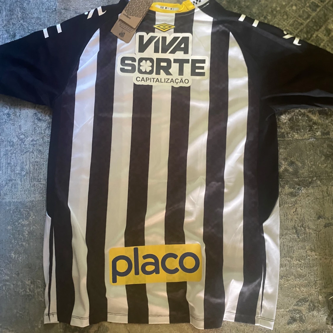 Santos FC randig fotbollströja Umbro - 1