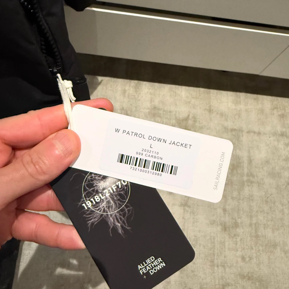 Svart dunjacka Sail Racing W Patrol - 2