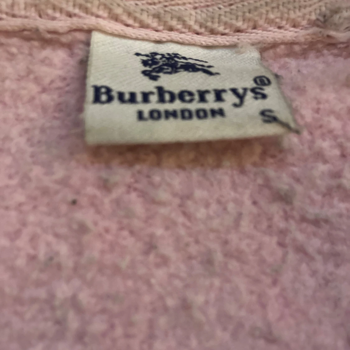 Rosa hoodie från Burberrys med huva - 2