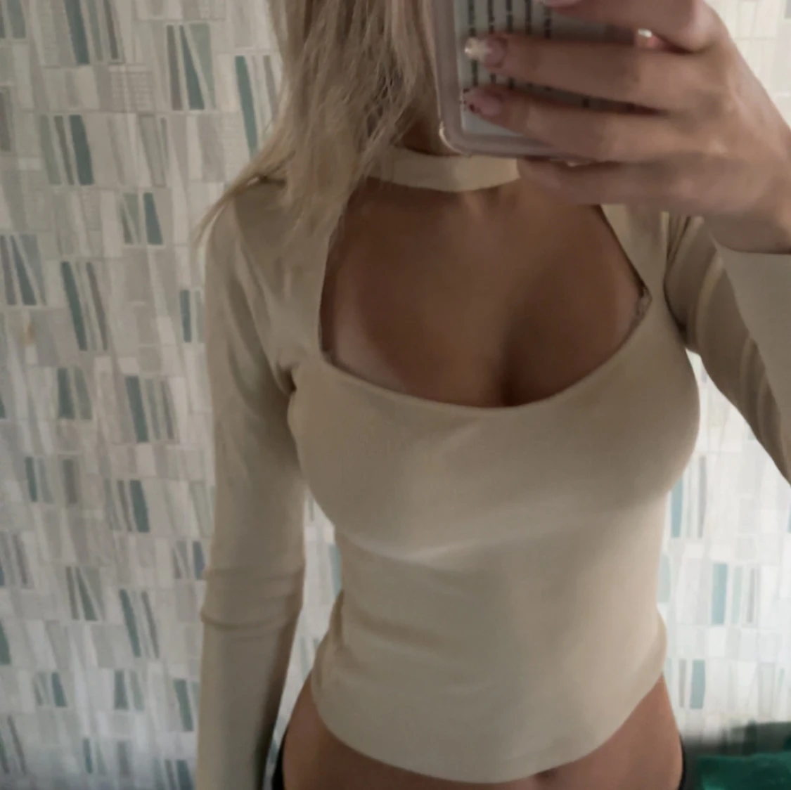 Halterneck topp