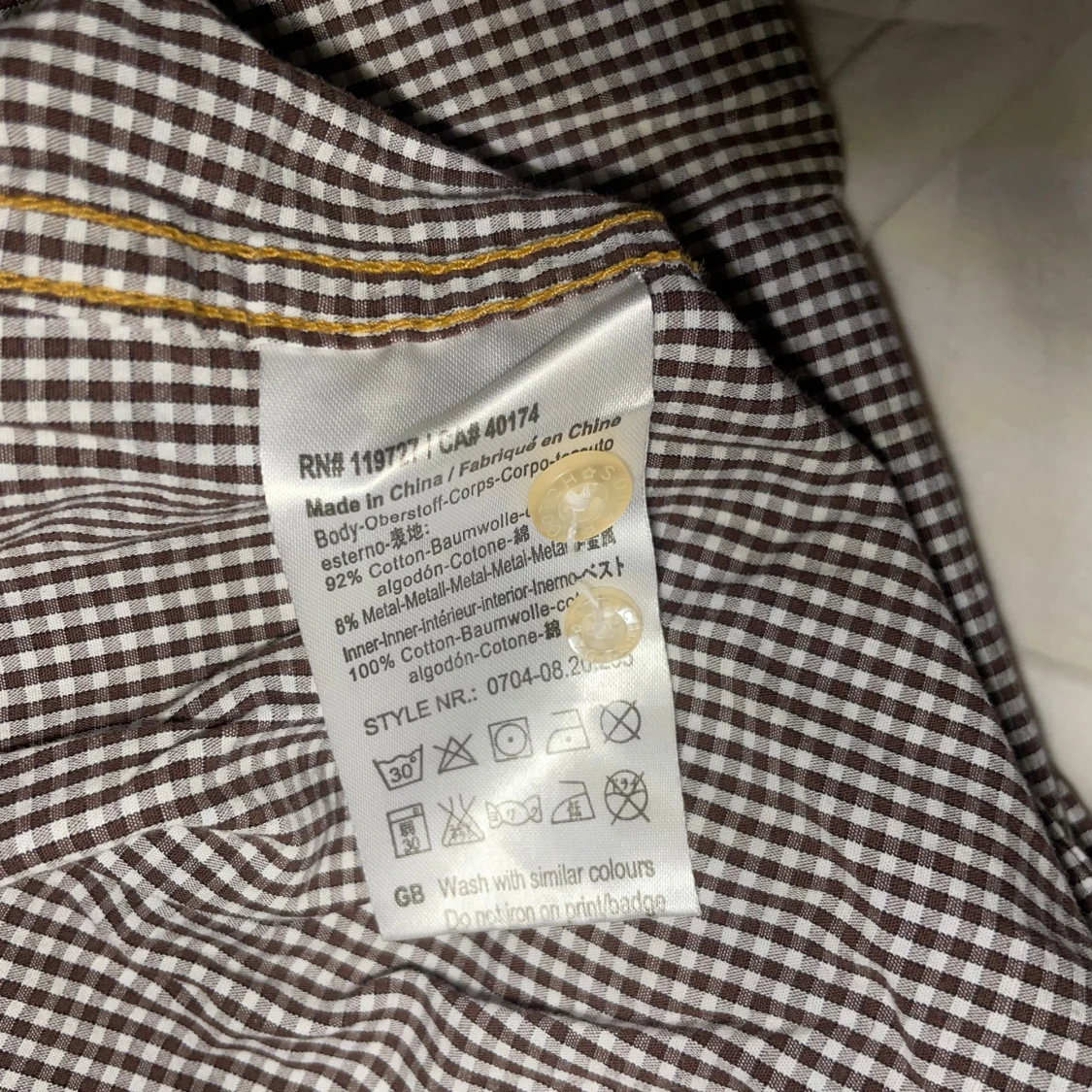 Rutig skjorta Scotch & Soda M - 4